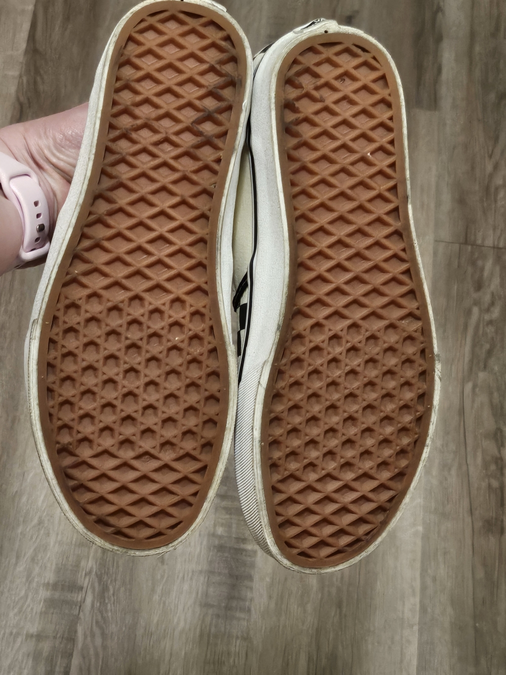Vans Checkerboard Slip-On Sneakers Black & White - Picture 2 of 3